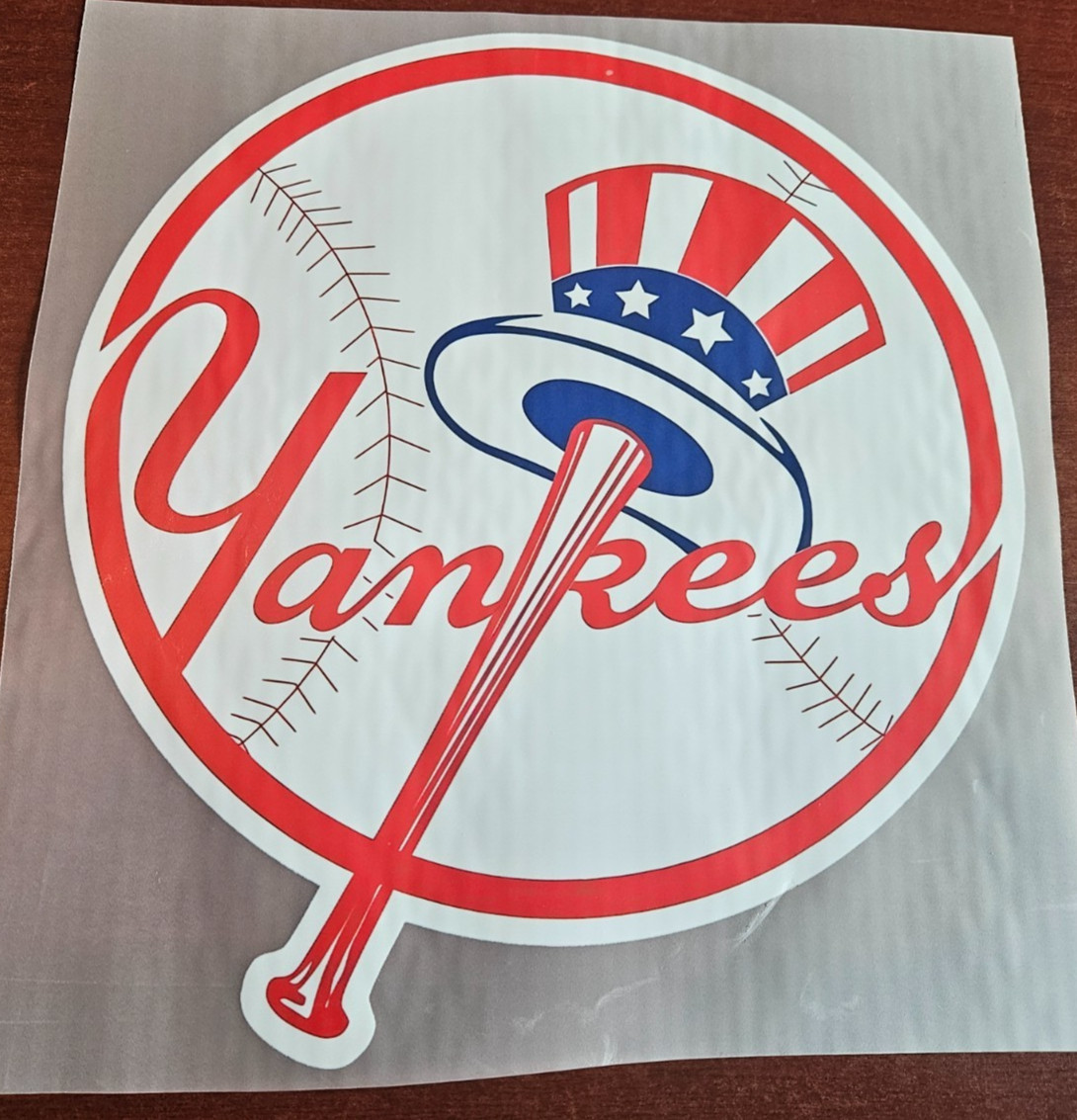 New York Yankees 10″ DTF Heat Transfer Iron On FREE Shipping (C1)