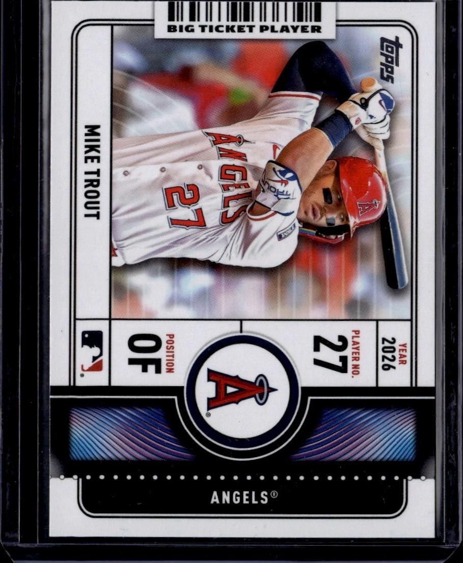2026 Topps #BTP-1 Mike Trout Big Ticket Players