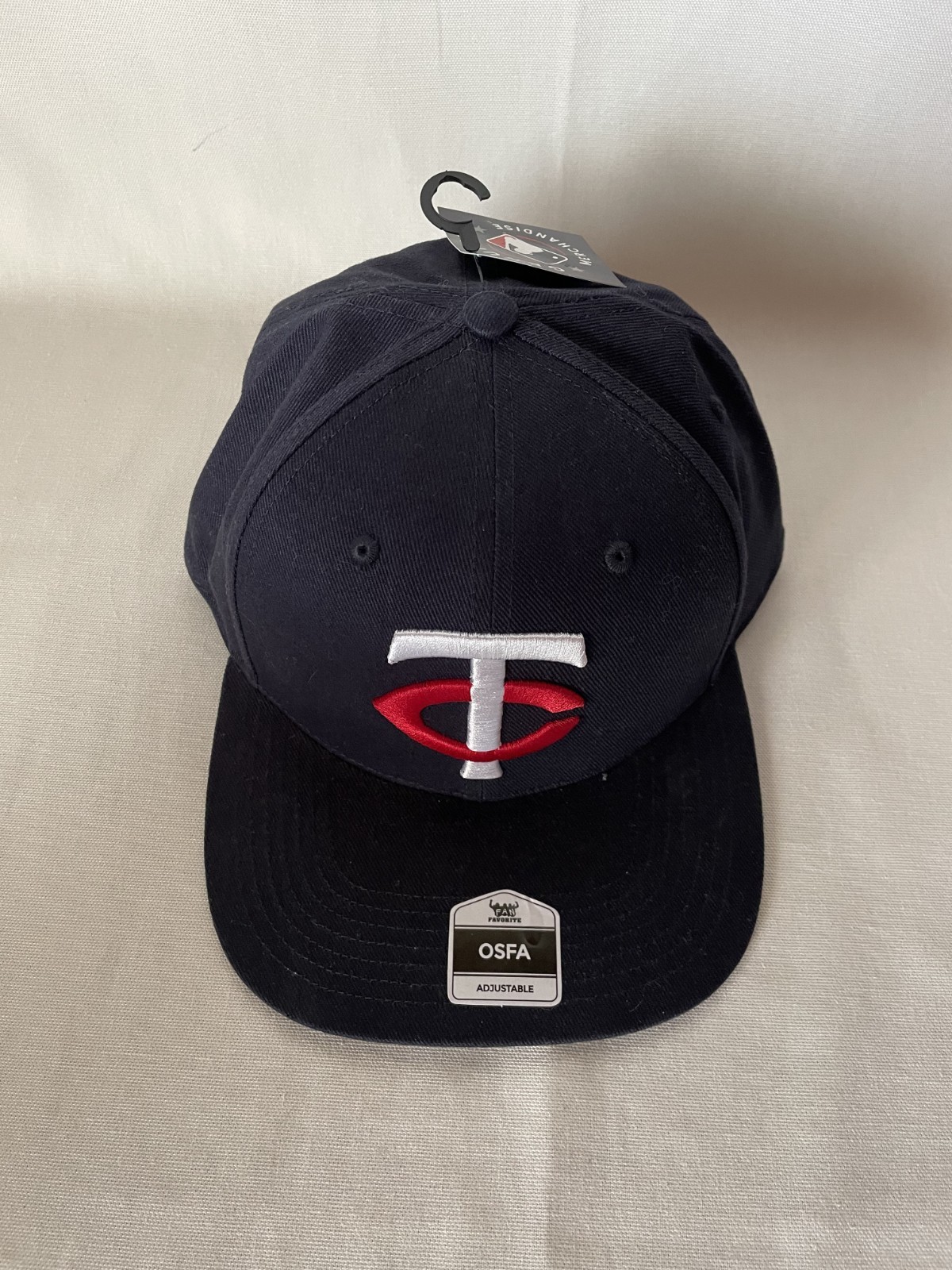 MINNESOTA TWINS Adult OSFA Flatbill Snapback Hat Cap MLB Baseball Navy Blue NEW