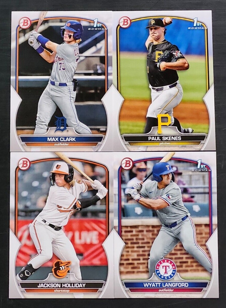 2023 Bowman Draft – PAPER BASE BD-1 to BD-200 with 1st Prospect Cards You Pick