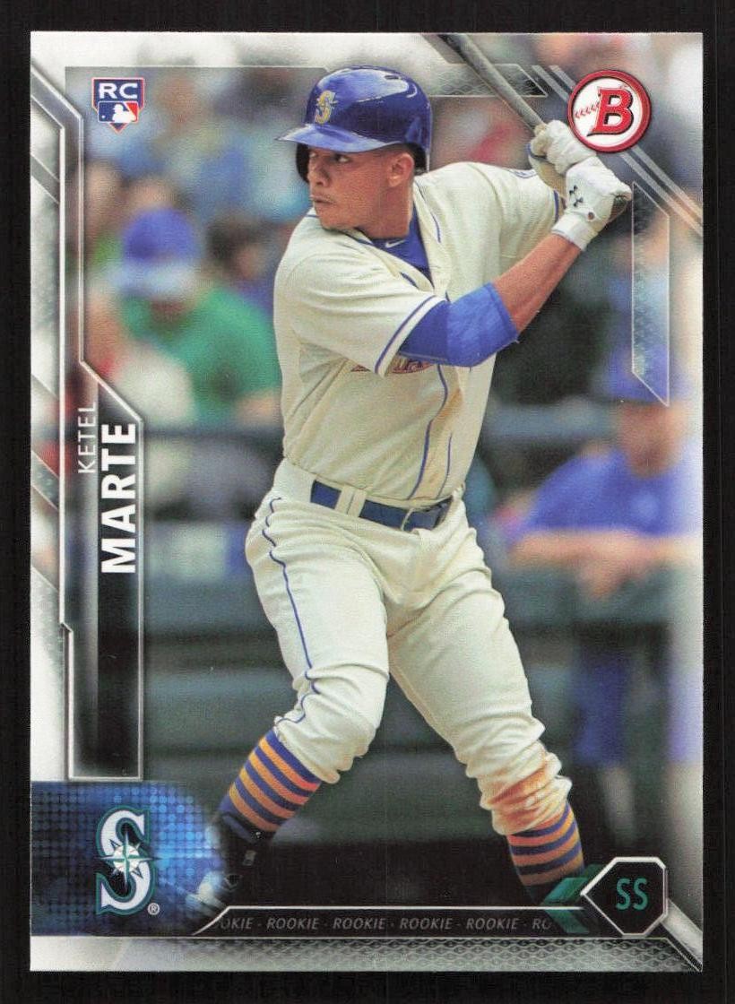 2016 Bowman Ketel Marte RC Rookie #144 Card – Quantity!
