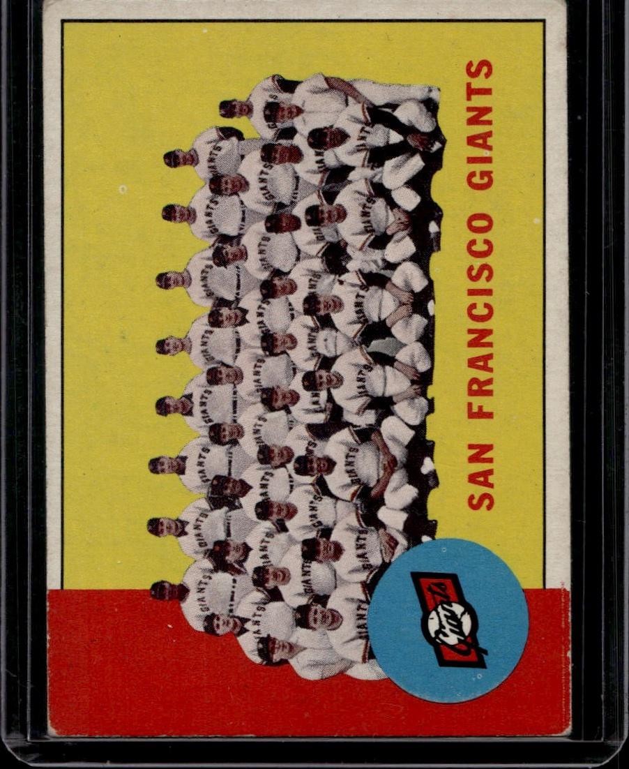 1963 Topps #417 San Francisco Giants (VG) (B)