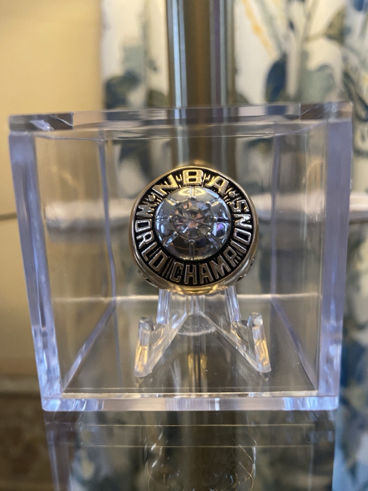1973 New York Knicks Championship Ring w/Showcase Cube Willis Reed USA SHIP
