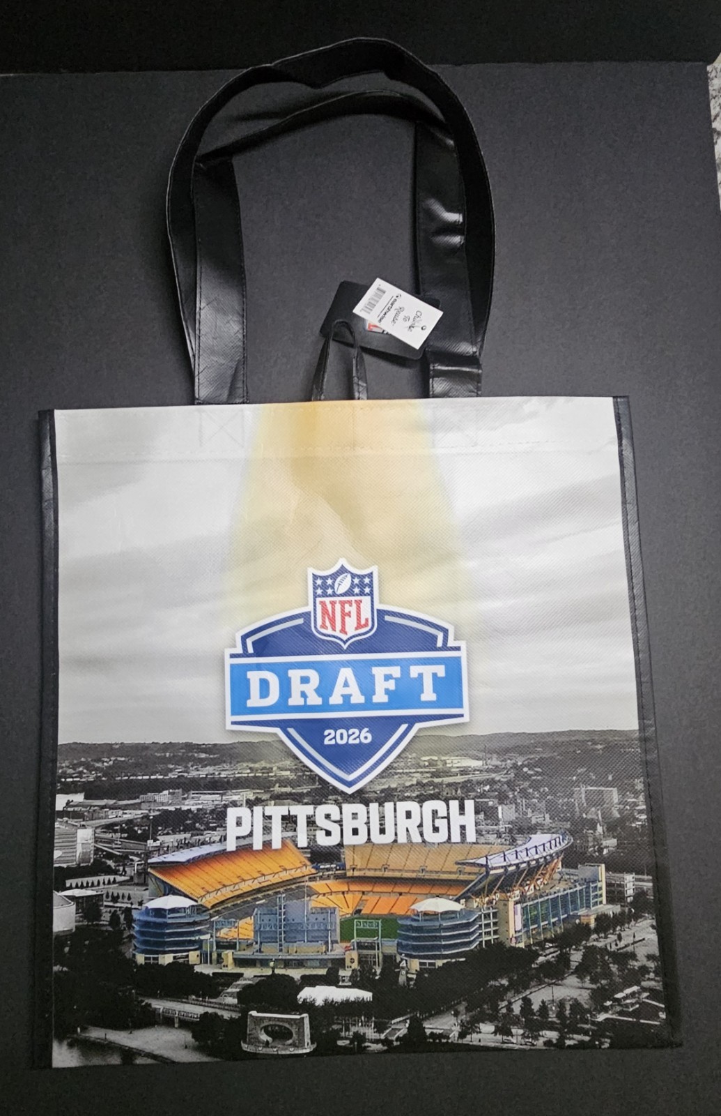 2026 NFL Draft Pittsburgh Limited Edition Reusable Tote Bag Collector Souvenir