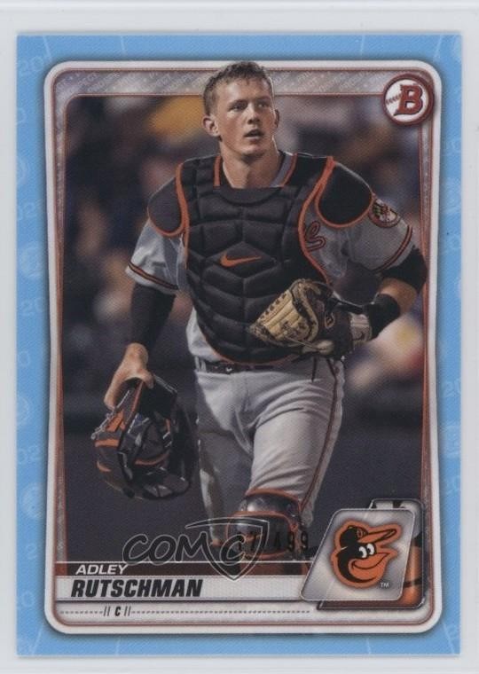 2020 Bowman Draft Sky Blue Border /499 Adley Rutschman #BD-154 o7m