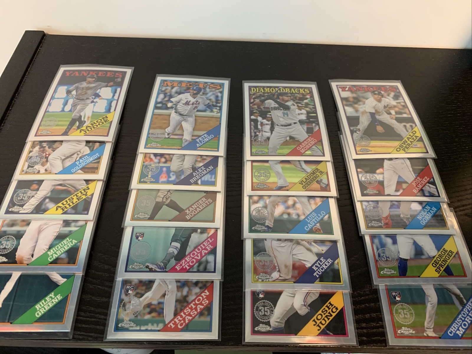 2023 Topps Chrome 1988 Complete Set 1-20 Rookies And Vets