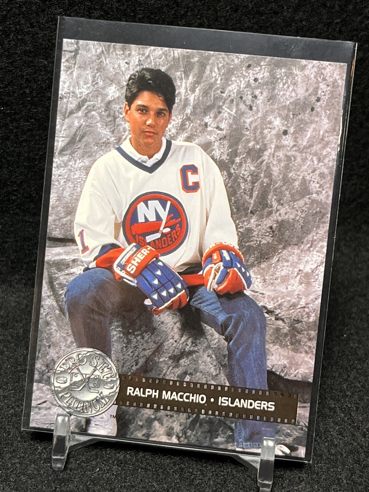 1991-92 Pro Set Platinum #295 Ralph Macchio Celebrity Captain NY Islanders NM
