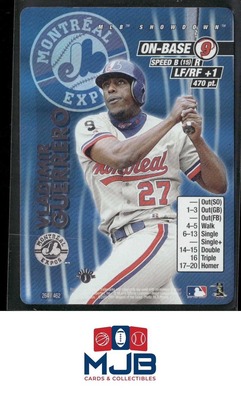 2001 MLB Showdown 1st Edition Vladimir Guerrero #264 Montreal Expos