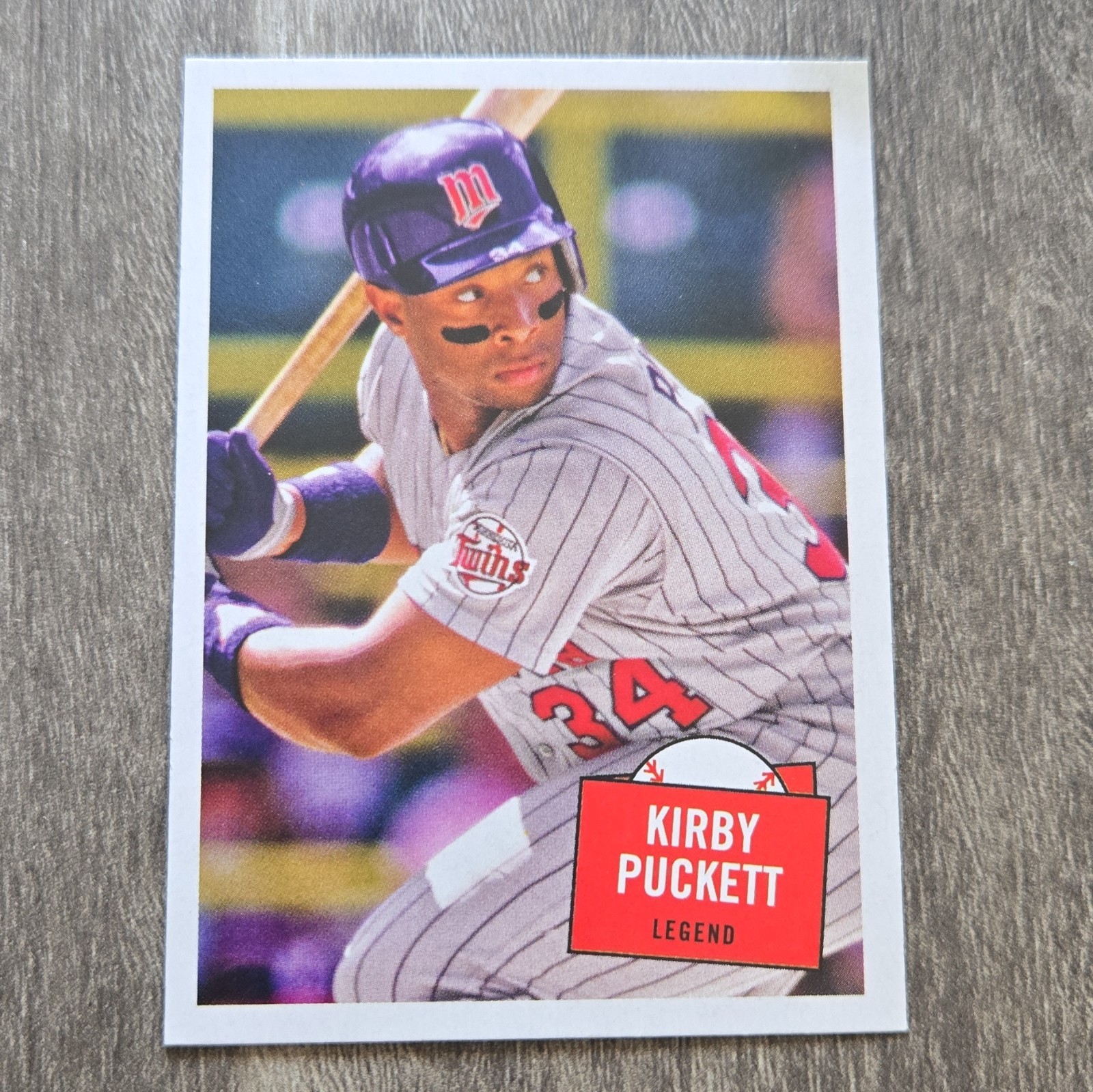 Topps 2023 Archives – 1957 Topps Hit Stars Kirby Puckett #57HS-10