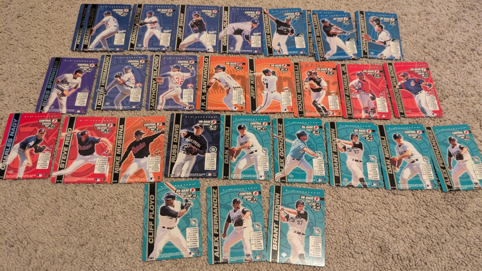 2000 MLB Showdown 1st Edition – YOU PICK – Complete Your Set