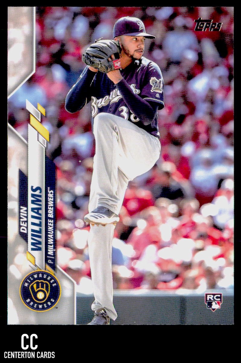 2020 Topps Update #U-113 Devin Williams RC Milwaukee Brewers