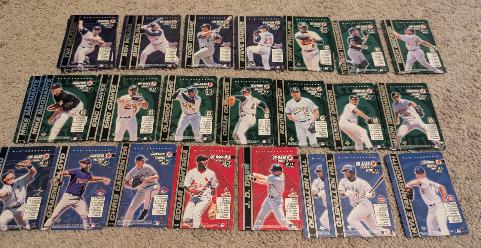 2000 MLB Showdown 1st Edition – YOU PICK – Complete Your Set