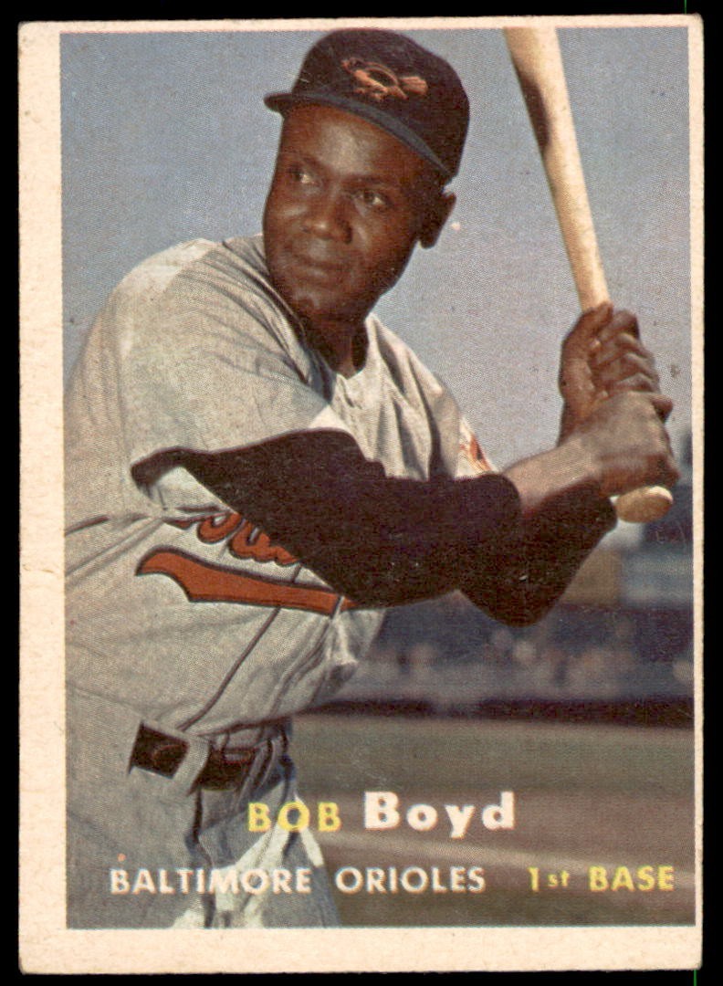1957 Topps #26 BOB BOYD Baltimore Orioles VGEX