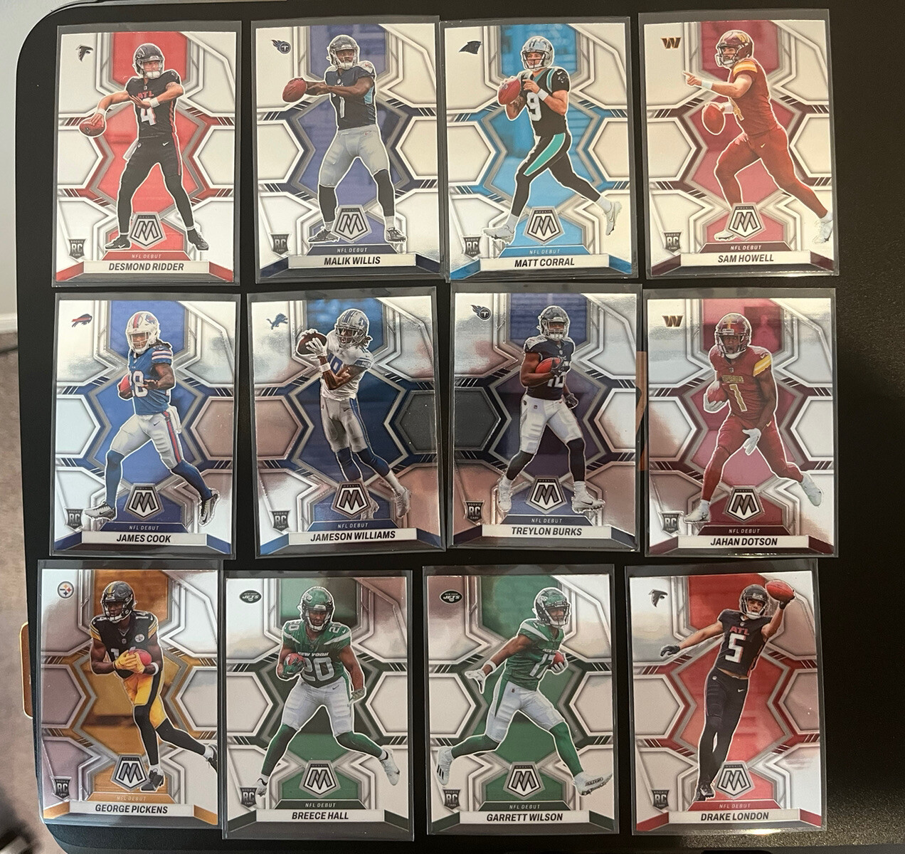 New 60% off! 2022 Panini MOSAIC Football #251-400 Rookies & Stars YOU PICK!!