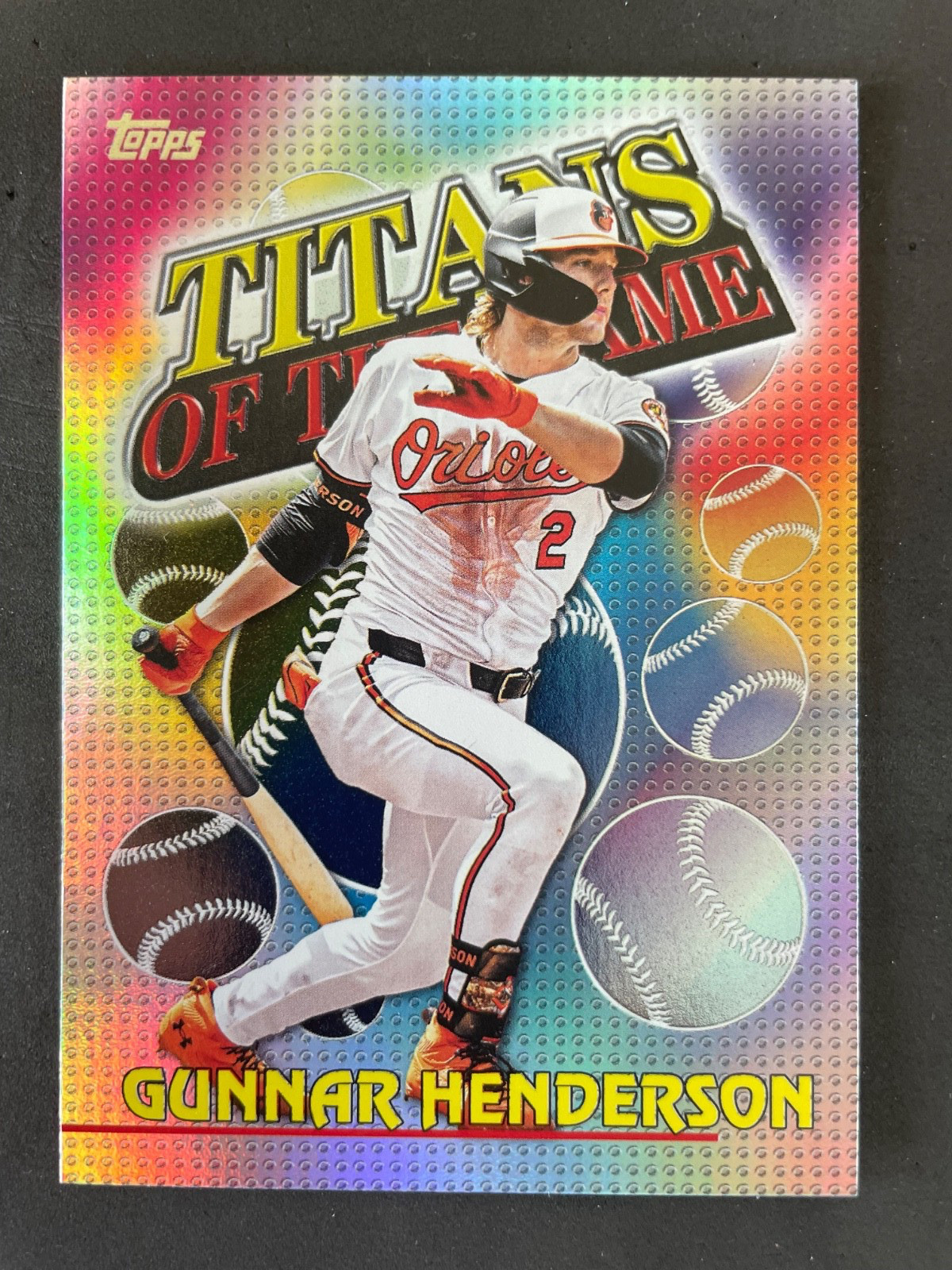 2026 Topps Series 1 – Titans of the Game Gunnar Henderson #TOG-4 Orioles