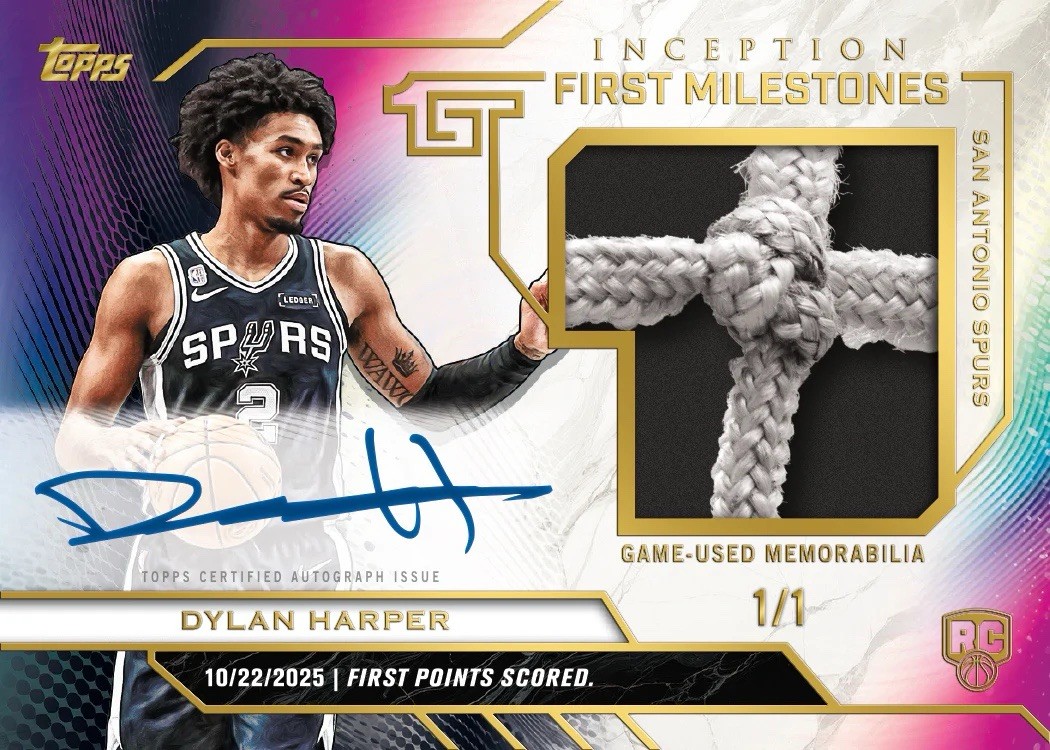 2025-26 Topps Inception Basketball First Day Issue FDI Confirmed Presale