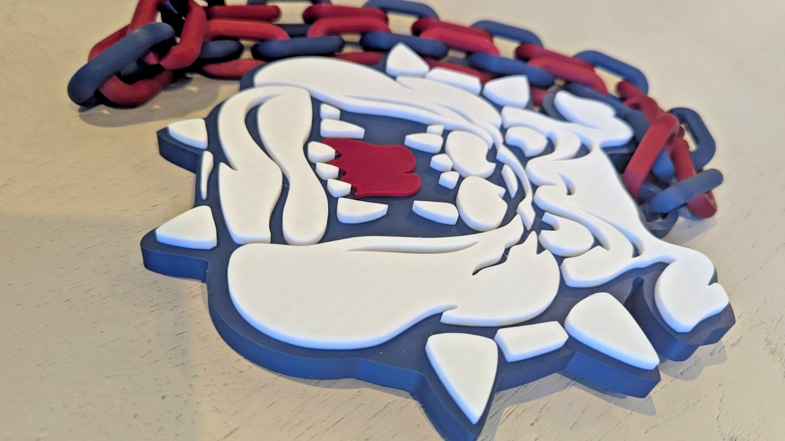 Fresno State Bulldogs V2 Over-Sized Necklace Logo Pendant Hype Chain