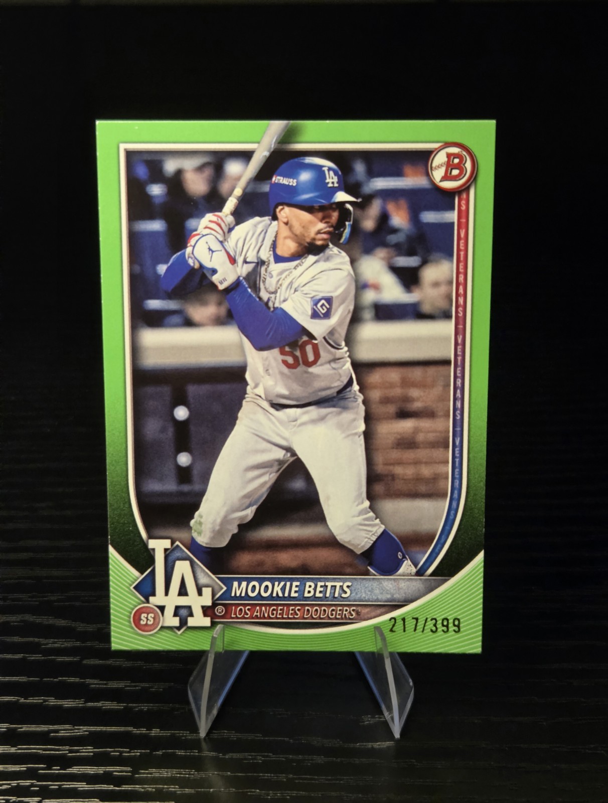 2025 Bowman – Mookie Betts #16 Neon Green /399