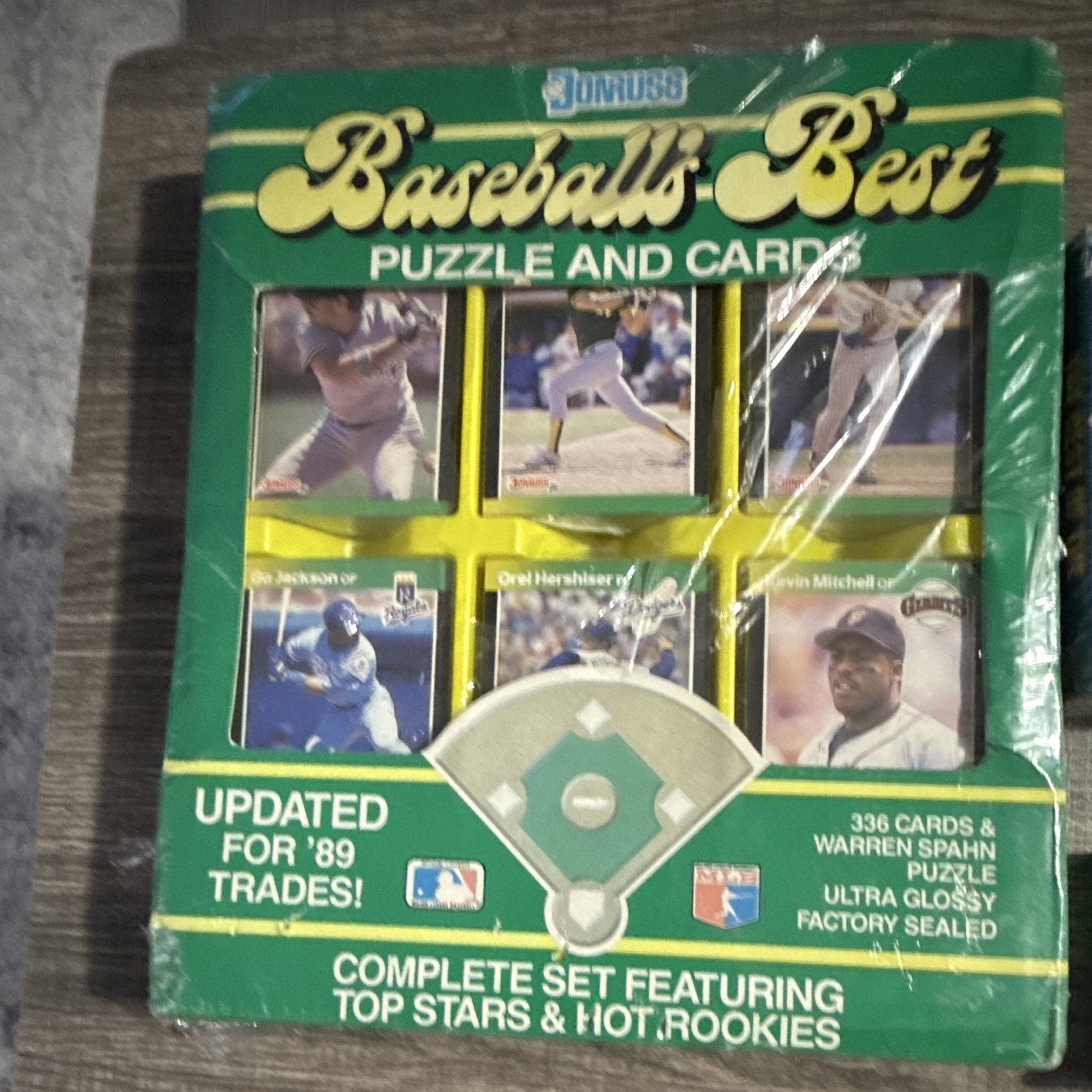 Lot of 3 BASEBALL‘S BEST 336 CARDS, PUZZLE / BEST OF NL 144 SUPER GLOSSY/ROOKIES