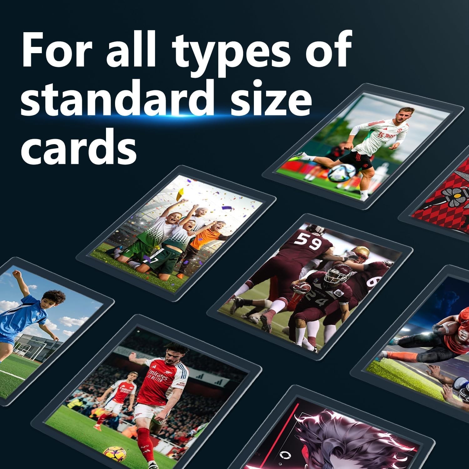 400Pcs Top Loaders for Cards 3″x4″ Hard Plastic Baseball,Trading Card Protectors