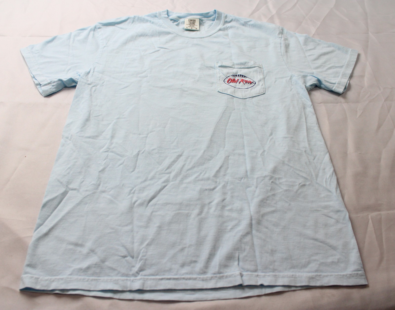 Ole Miss Rebels Unisex Adult’s Old Row BTA Graphic T-Shirt EJ3 Blue Large NWT