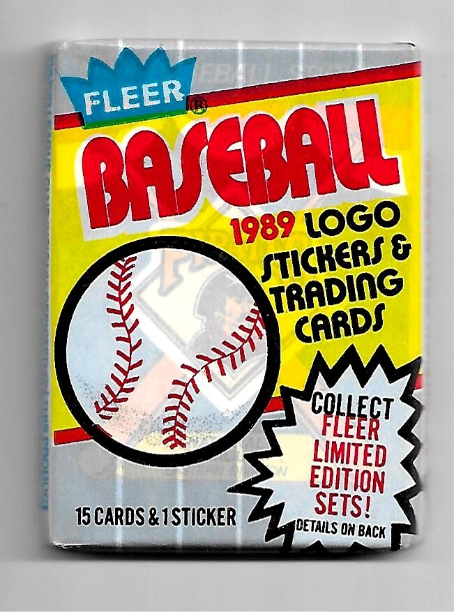 1989 Fleer Baseball Card Wax Pack s Ken Griffey Jr. Rookie Billy Ripken FF Error