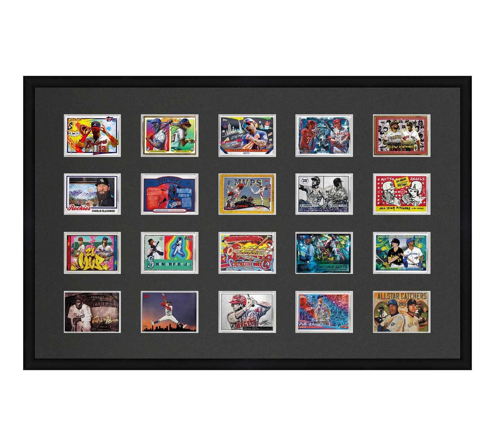 Card Frame For Magnetic Holders Holds (20) Ultra Pro 1 One Touch/BCW +UV Option