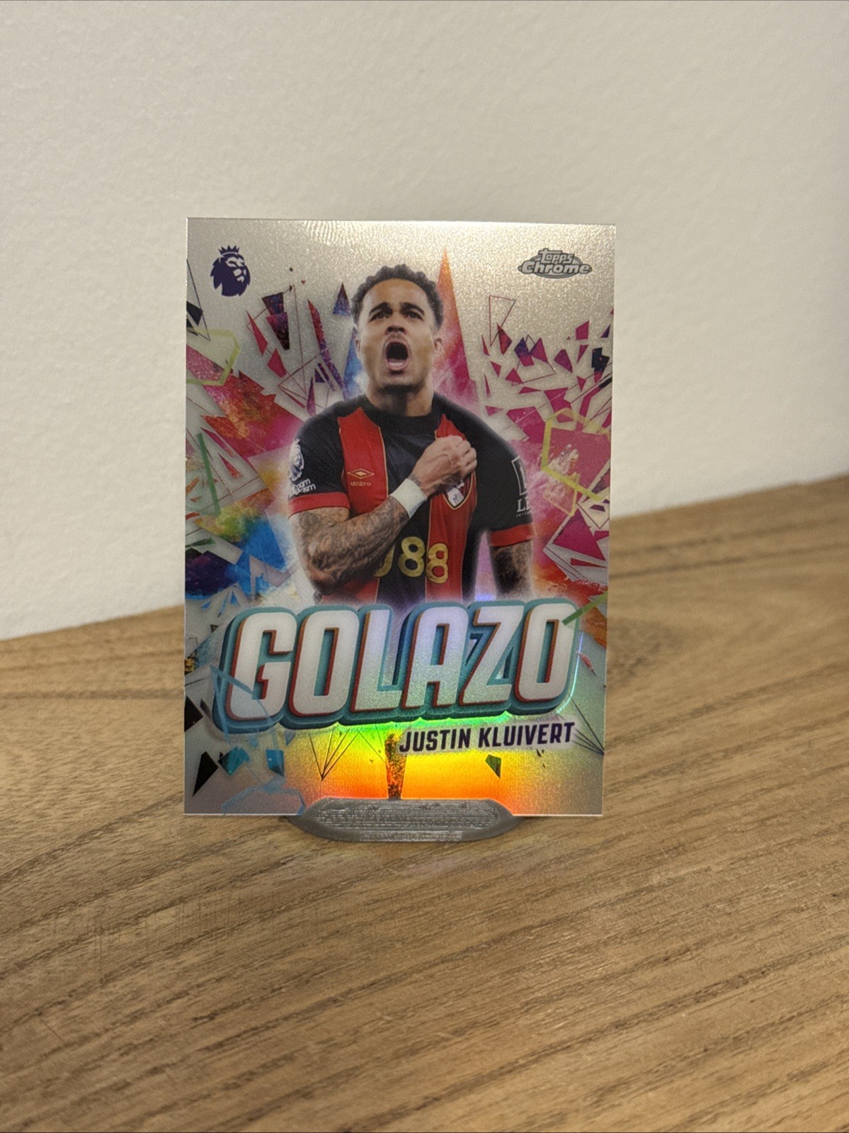 2025-26 Topps Chrome Premier League Justin Kluivert GOLAZO #GZ-1