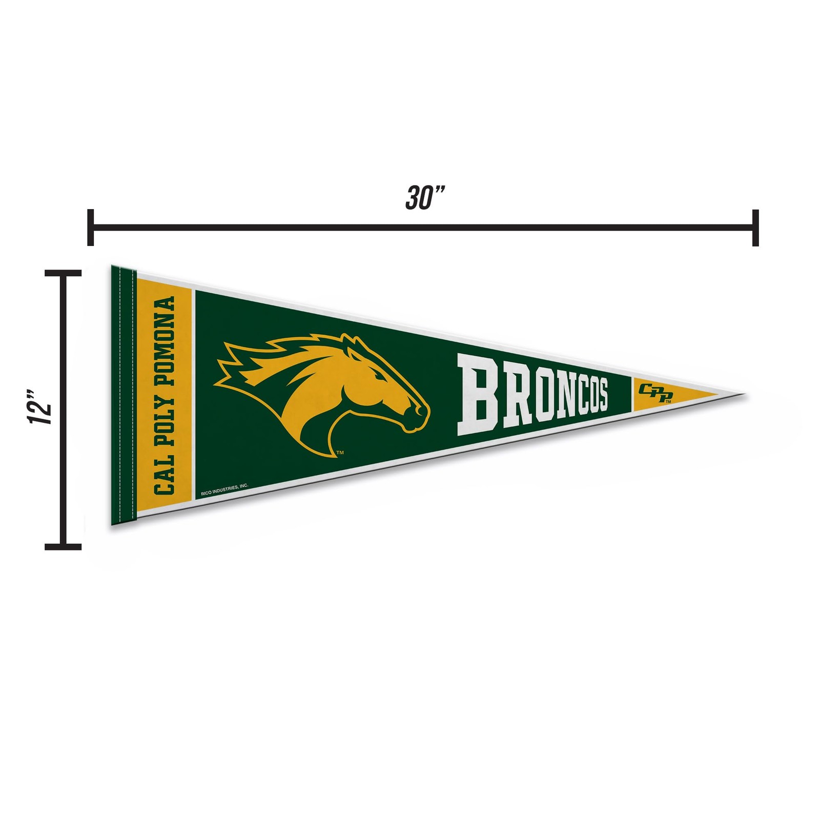 NCAA Cal Poly Pomona Broncos 12″ X 30″ Felt Wall Décor Pennant – Great for Home