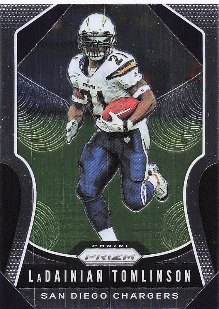 2019 Panini America, Inc. PRIZM FOOTBALL LADAINIAN TOMLINSON #300 SAN DIEGO