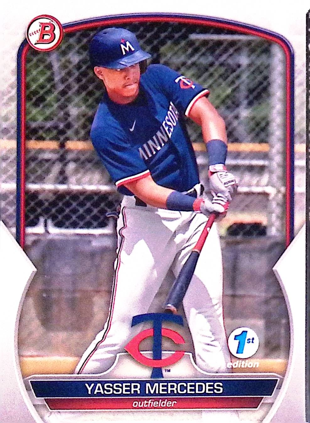 2023 Bowman 1st Edition #BPPF-99 Yasser Mercedes