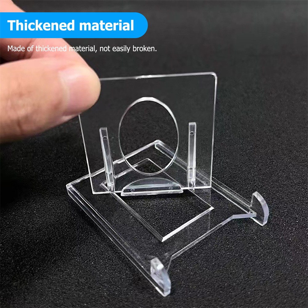 Adjustable Acrylic Stands Display Rack for Photos Crafts Office Desktop Storage