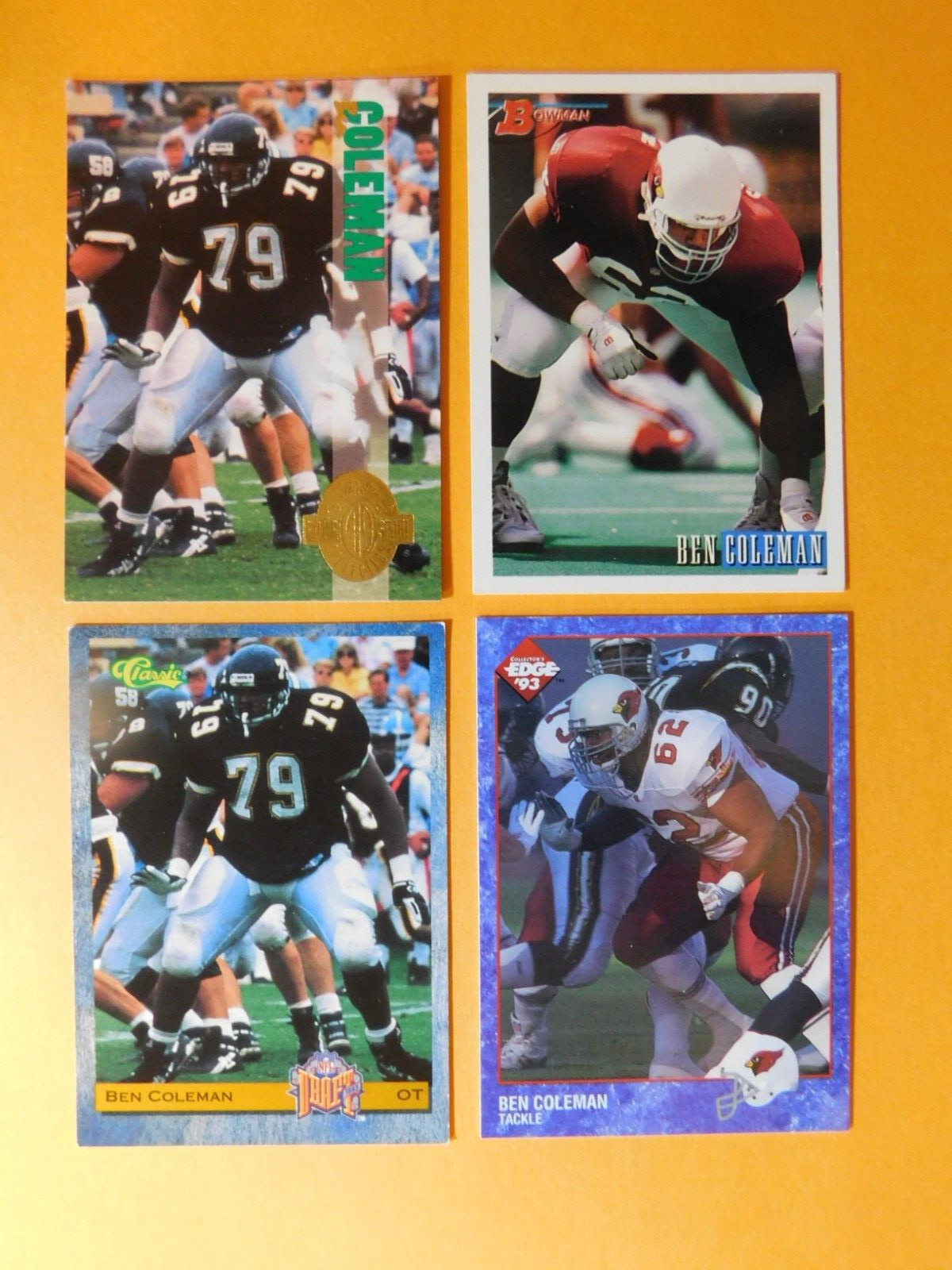 Ben Coleman 4 Card Lot