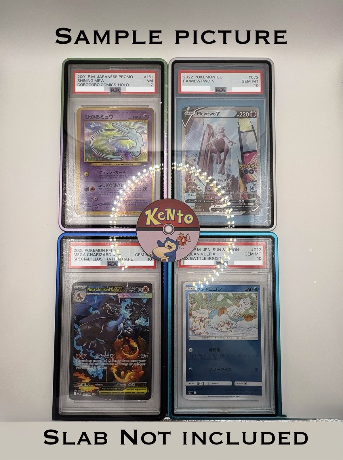 Magnetic Slab Case Protector compatible with PSA/ CGC, UV Protection