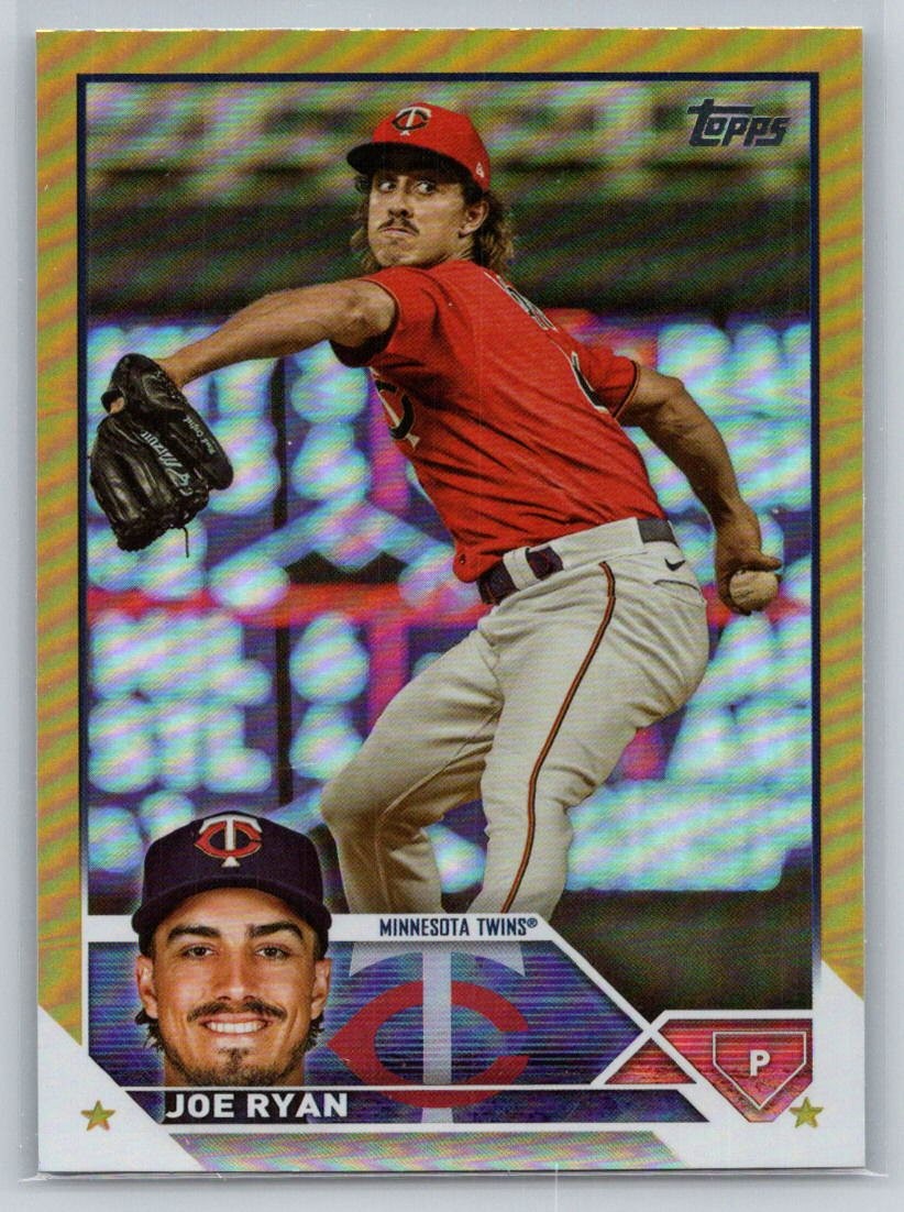 2023 Topps #467 Joe Ryan Gold Foil