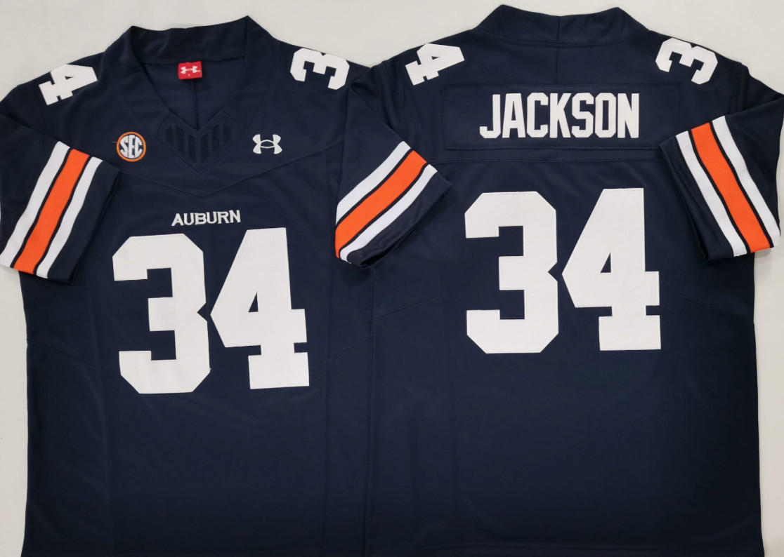 Bo Jackson Auburn Tigers Football Jersey – NWT – Multiple Sizes/Colors