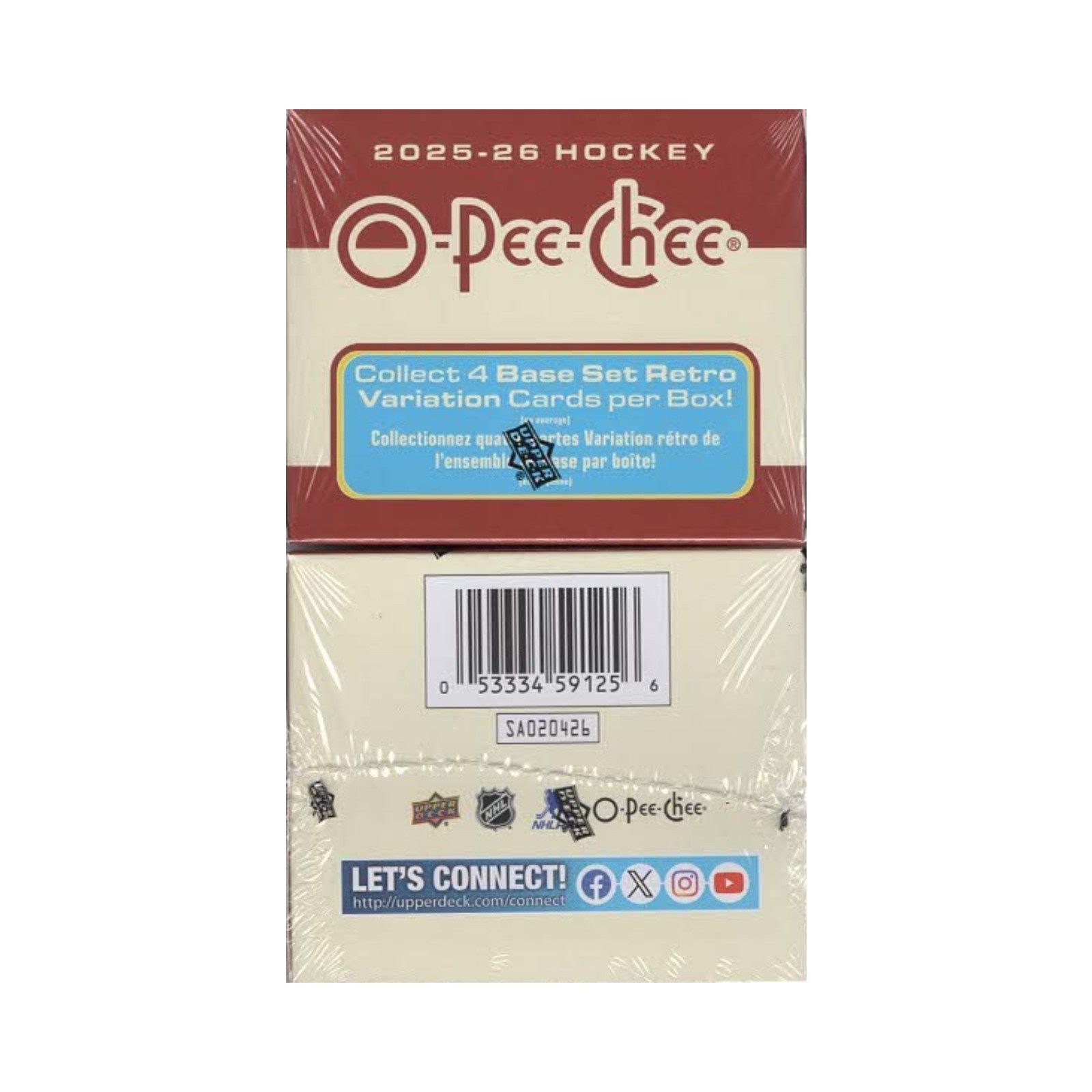 2025-26 Upper Deck O-Pee-Chee Hockey 72Ct. Blaster Box | Factory Sealed