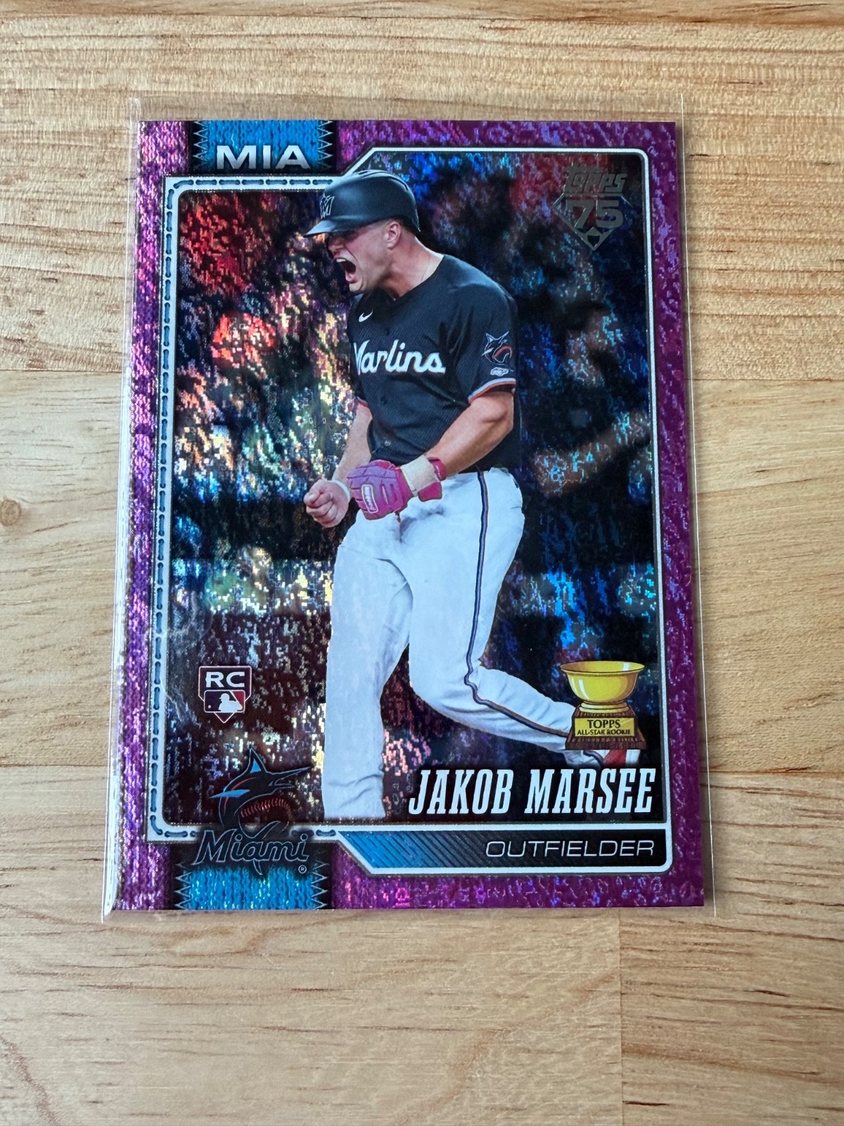 2026 Topps Jakob Marsee #37 Pink (RC)