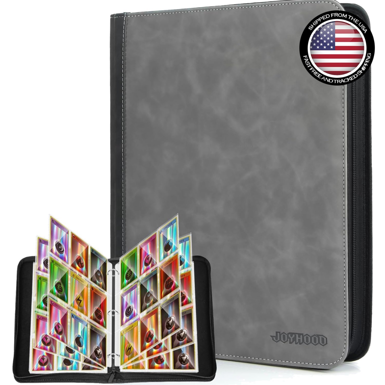 Toploader Binder, Holds 900Toploaders, 9 Pockets, Top Loader Binder for Cards S