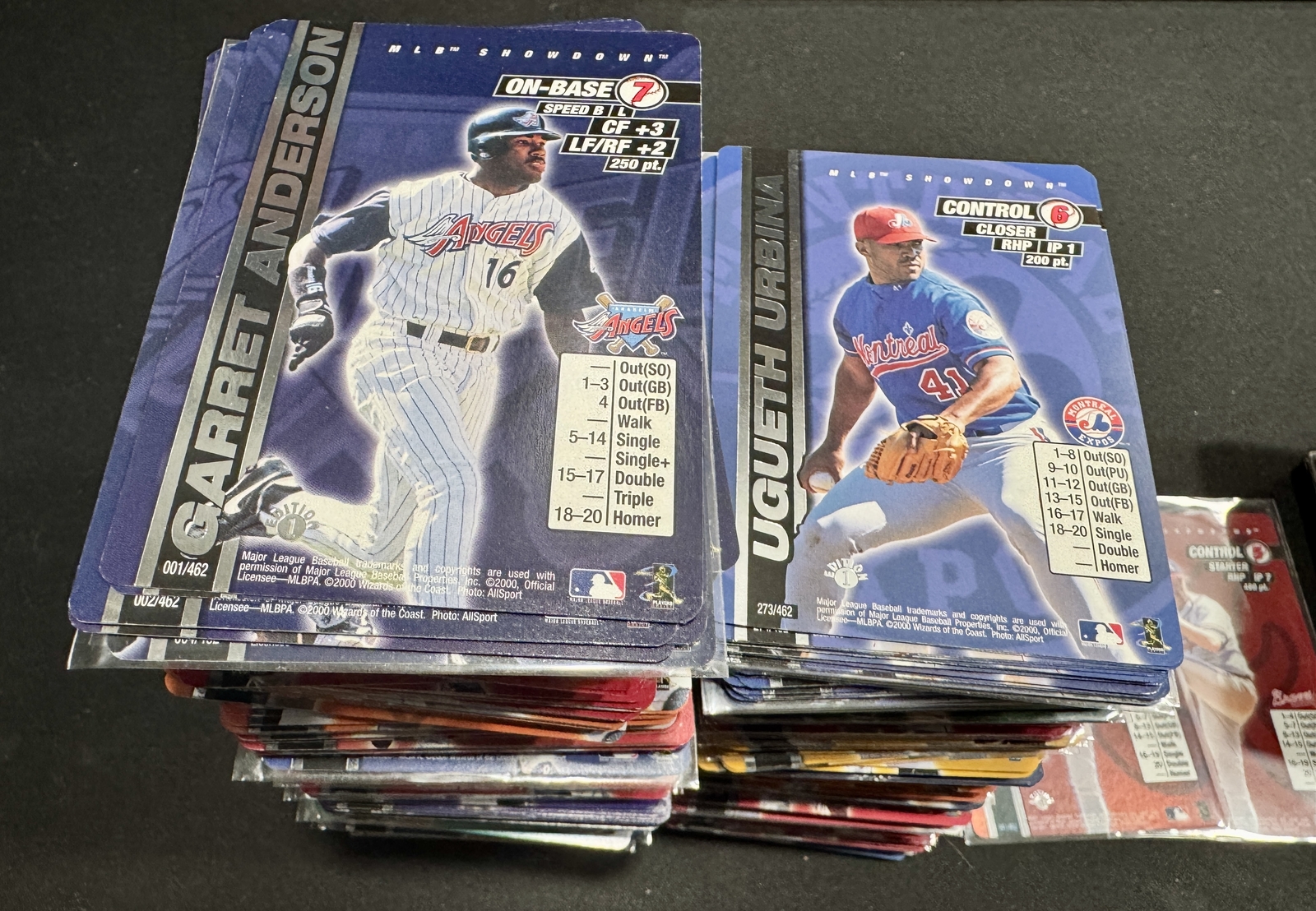 2000 MLB Showdown 1st Edition Baseball Cards 1-250 FOILS – Complete Your Set