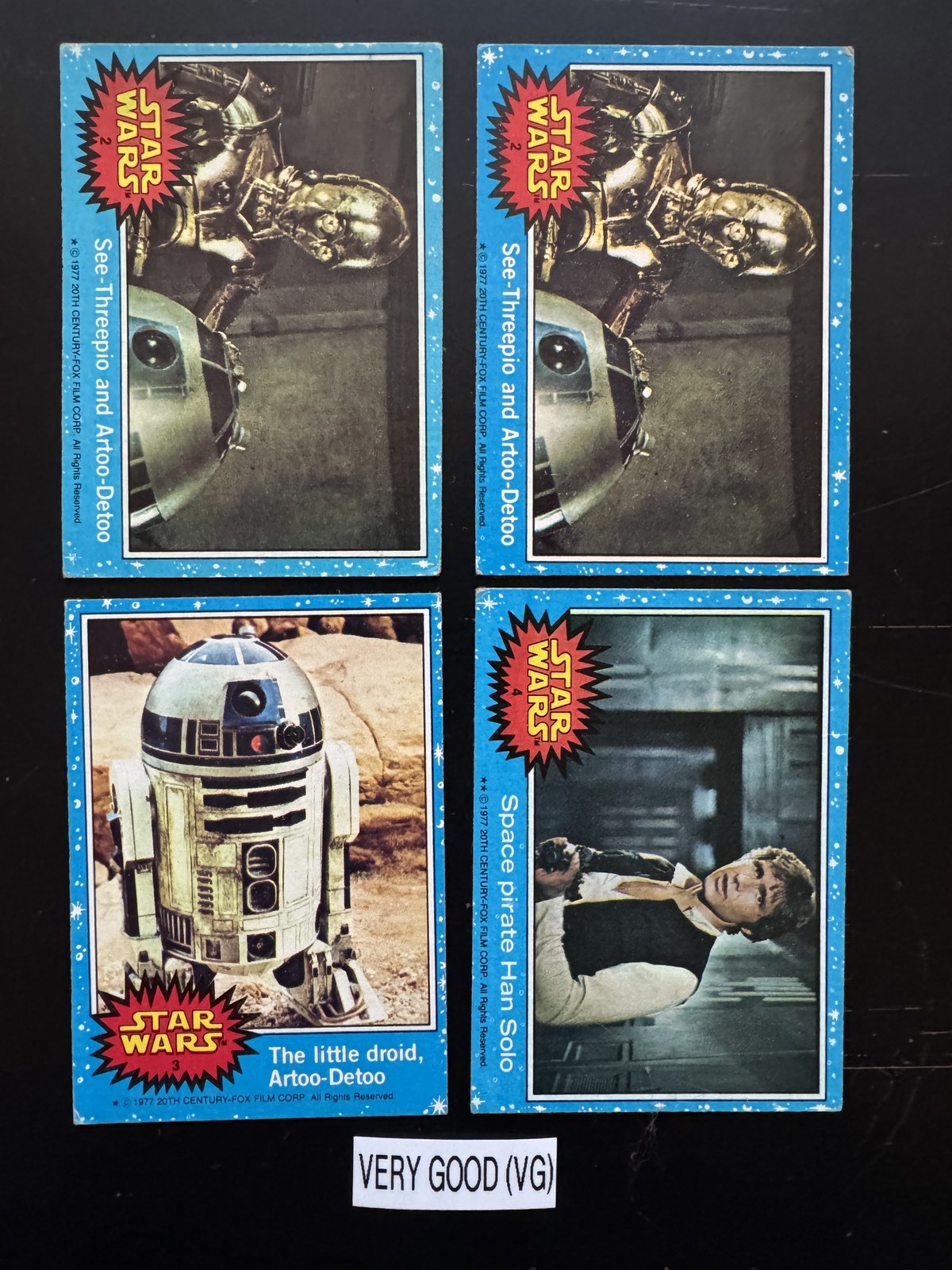 1977 Topps Star Wars Cards 133-264 (P-NM) – You Pick – Complete Your Set