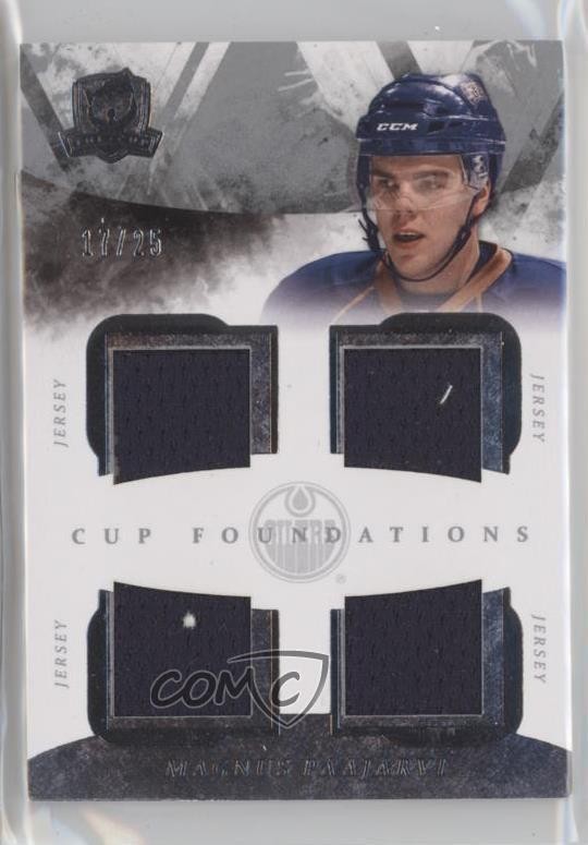 2010-11 The Cup Foundations Quadruple Jersey 17/25 Magnus Paajarvi Rookie RC 0c3