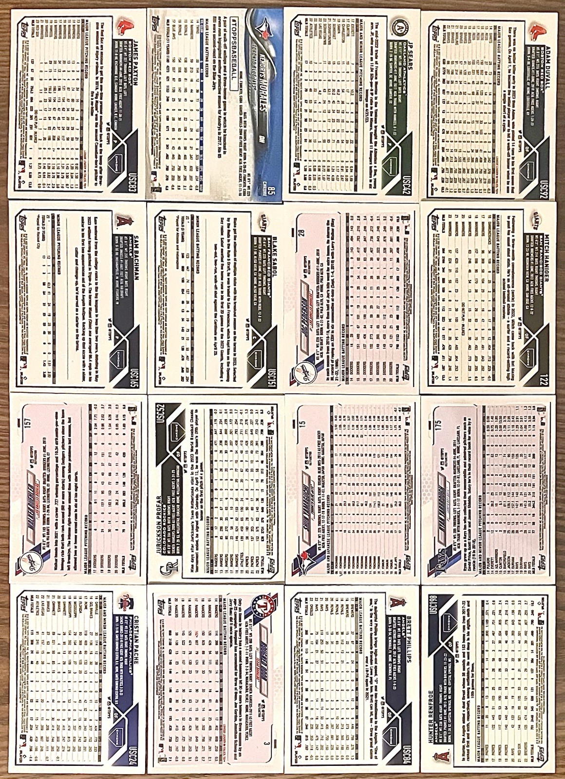Topps Chrome MLB⚾️220-Card REFRACTOR & COLOR PARALLEL MEGA LOT-TONS of RCs &#’d