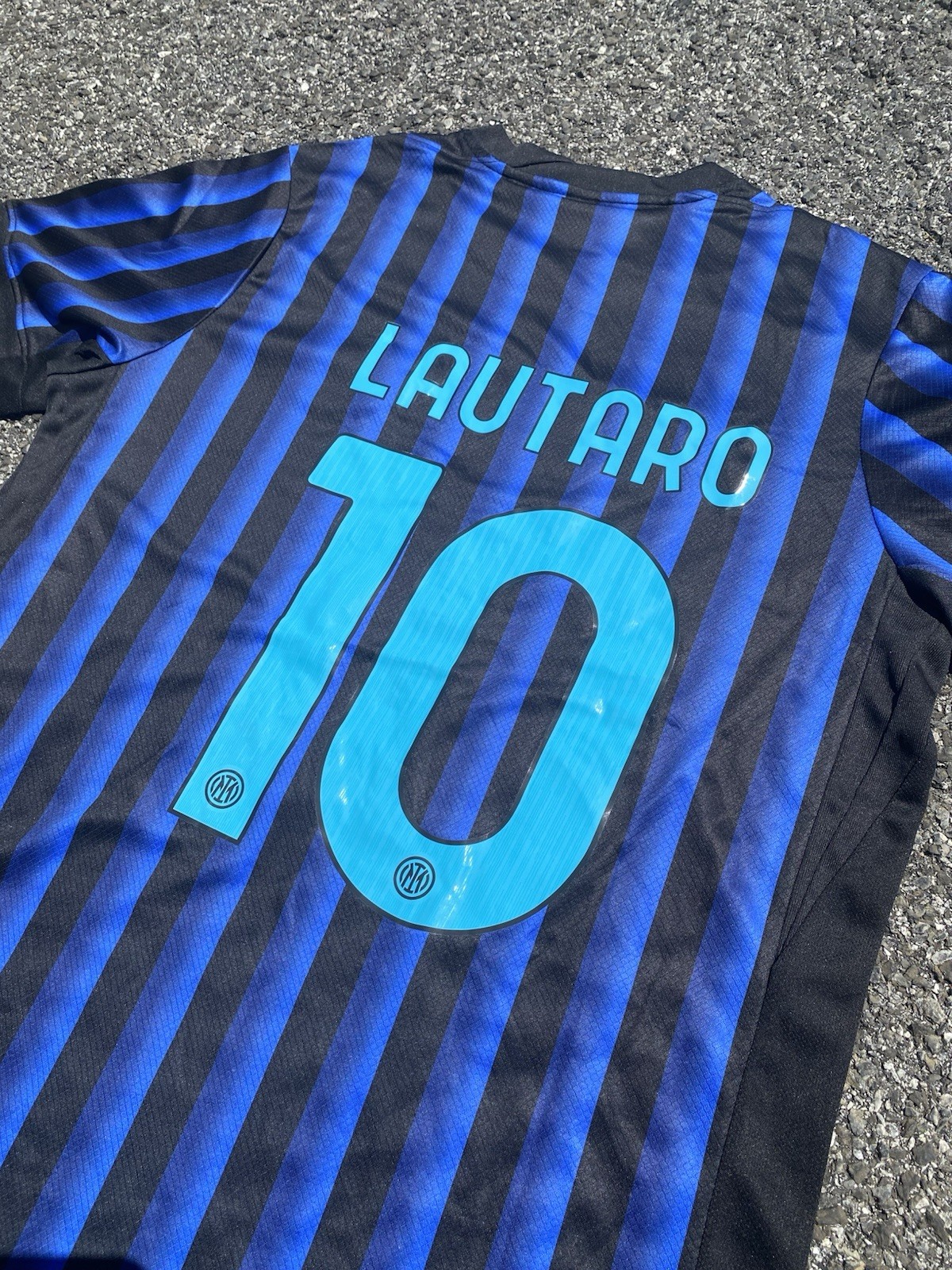 Nike Inter Milan Lautaro Martinez 25/26 Home Jersey w/ Champions League Patch
