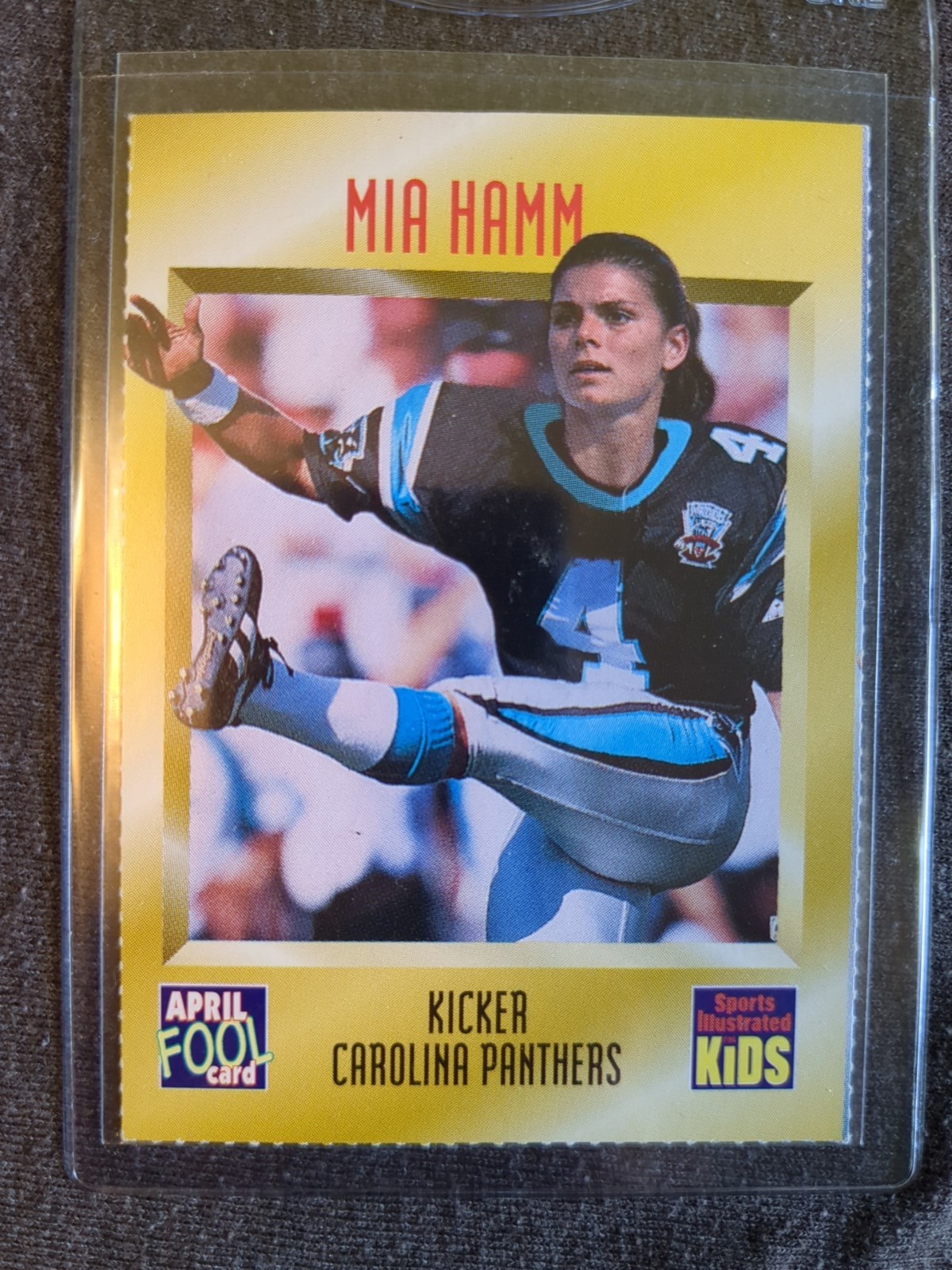 MIA HAMM SI for Kids 1997 April Fool’s Card Sports Illustrated SI RARE
