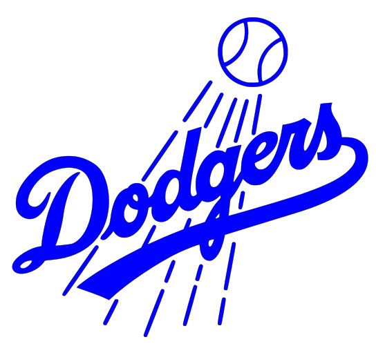 LA Dodgers Vinyl Decal Sticker – You choose color and size