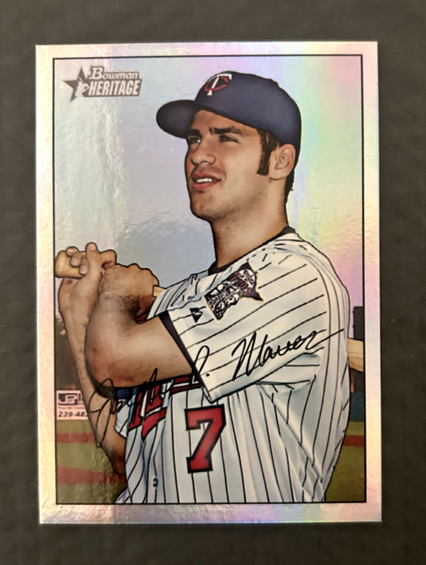 Joe Mauer Topps Heritage 2007 #95, Minnesota Twins… More deals at my store!