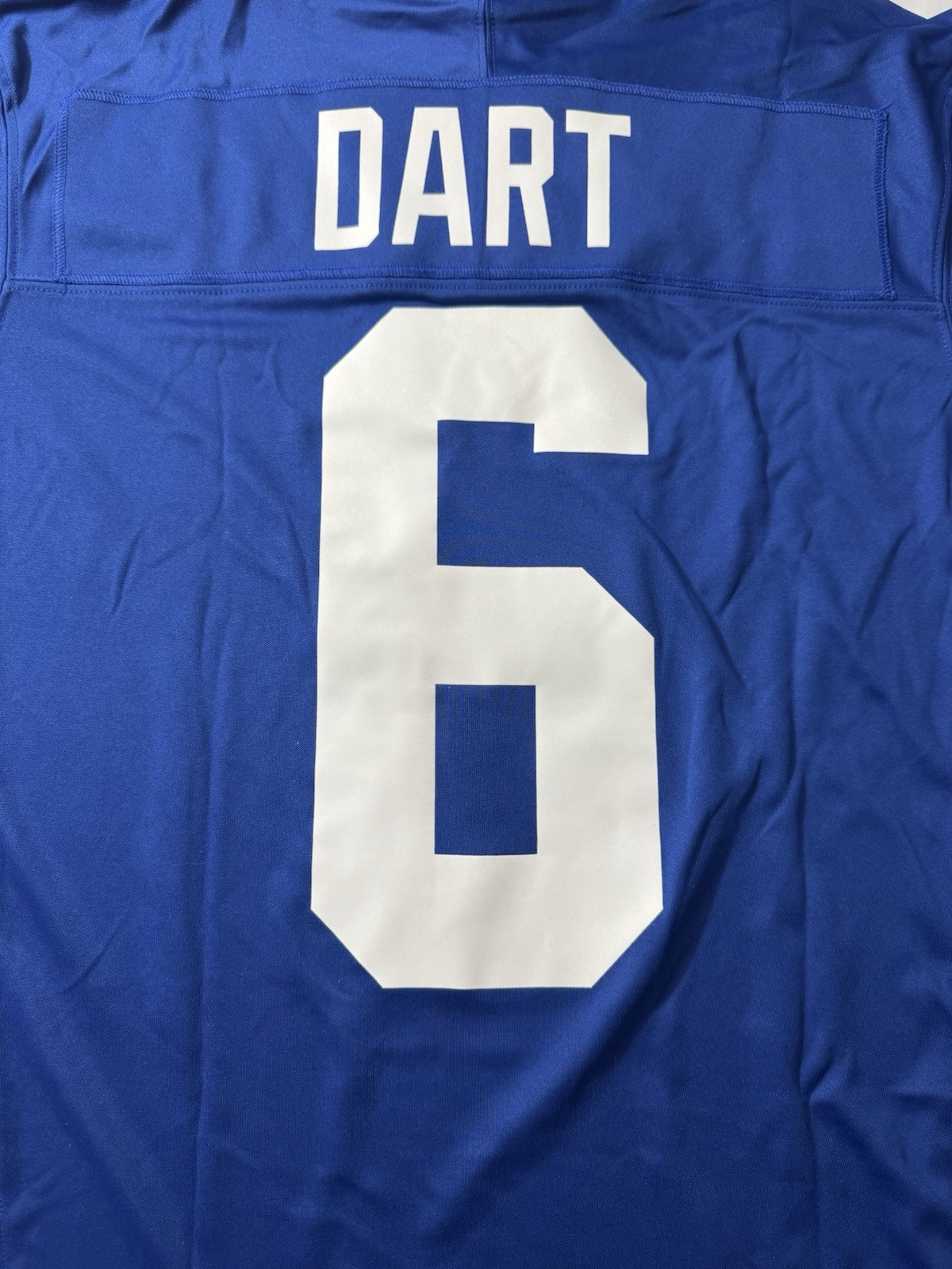 Men’s New York Giants Jaxson Dart Nike Royal Team Game Jersey – L