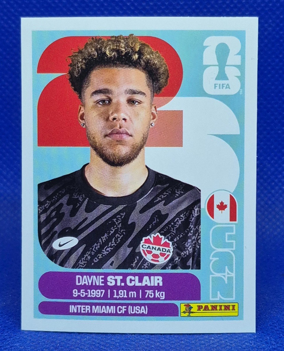 2026 Panini FIFA World Cup Sticker Dayne St. Clair #CAN 2 – Canada