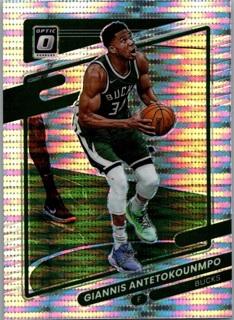 2021-22 Optic Target Exclusive SP Silver Pulsar Prizm Giannis Antetokounmpo